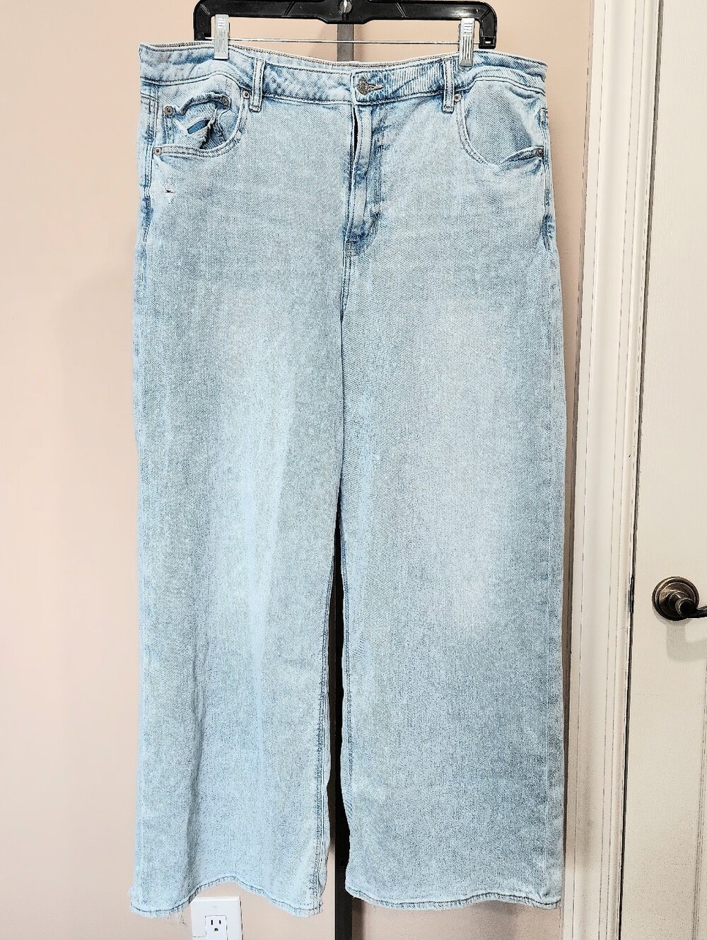 American Eagle Outfitters Super High Rise Wide Leg Baggy Jeans Size 18R